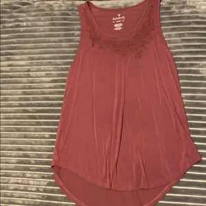 Maroon tank top